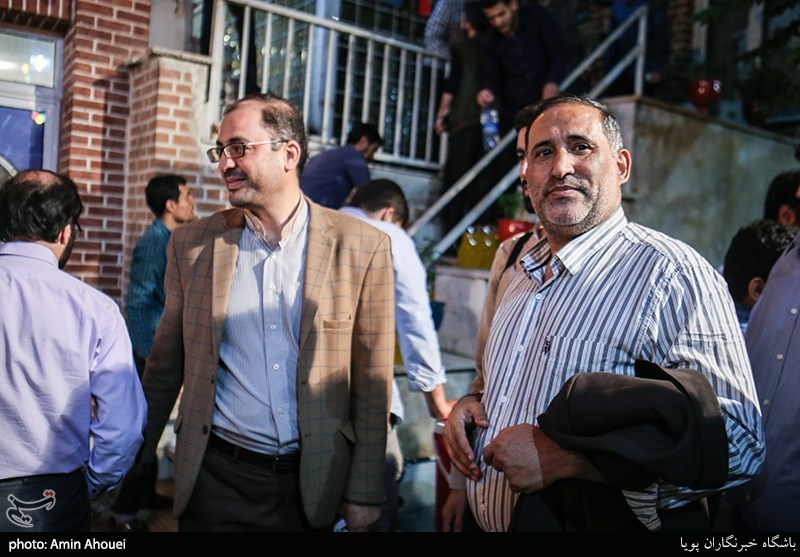 علیرضا قزوه و حسین قرایی