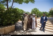 دیدار حجت‌الاسلام‌سید عبدالفتاح نواب نماینده ولی‌فقیه در امور حج و زیارت  با مراجع تقلید