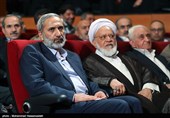 سردار رضا یزدی فرمانده سپاه محمد رسول الله در مراسم سالگرد ارتحال سید آزادگان حجت الاسلام والمسلمین سید علی اکبر ابوترابی و پدر بزرگوارشان آیت الله سید عباس ابوترابی