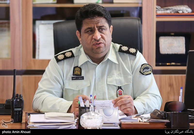 سرهنگ ضرغام آذین؛ رئیس کلانتری 134 شهرک قدس