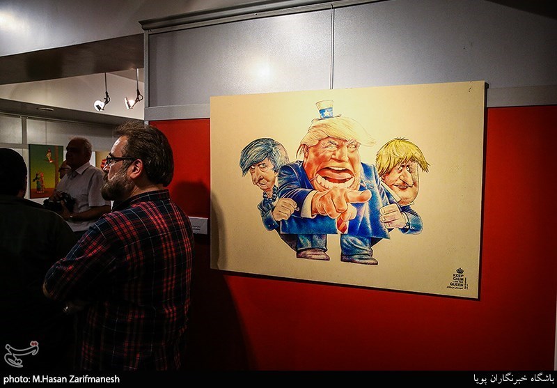 افتتاحیه نمایشگاه کارتون و کاریکاتور