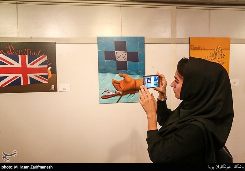 افتتاحیه نمایشگاه کارتون و کاریکاتور