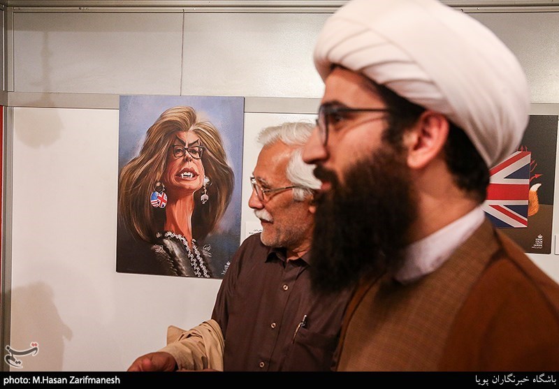 افتتاحیه نمایشگاه کارتون و کاریکاتور