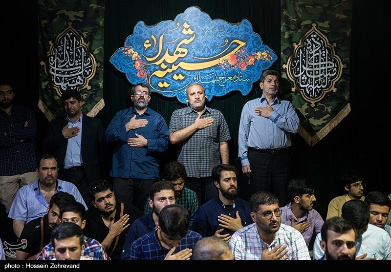 مراسم وداع با پیکر مطهر شهید مدافع حرم محمد جنتی