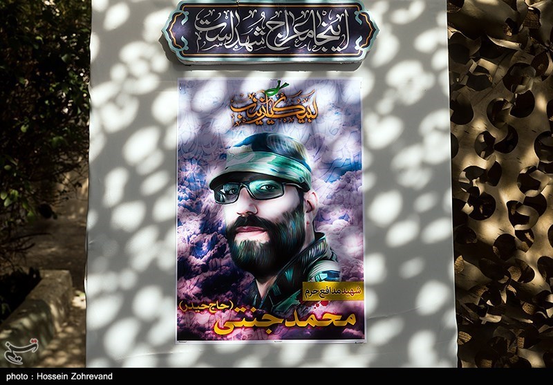 مراسم وداع با پیکر مطهر شهید مدافع حرم محمد جنتی