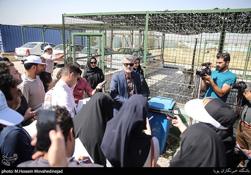 حمیدرضا تحصیلی مدیرعامل شرکت صنایع و مشاغل شهر تهران در جمع خبرنگاران