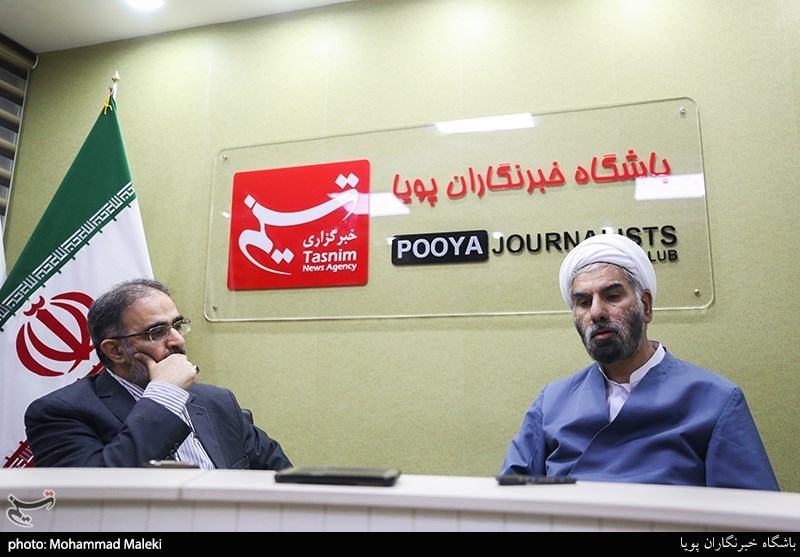 حجت الاسلام پیروزمند قائم مقام فرهنگستان علوم انسانی و محمدهادی همایون، عضو هیئت امنای دانشگاه امام صادق (ع)