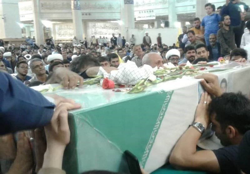 مراسم وداع با شهید عشریه در مازندران برگزار می‌شود