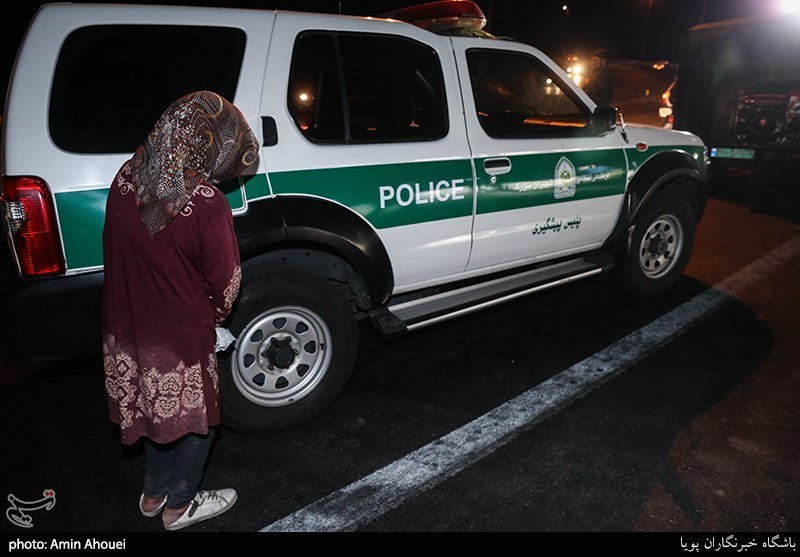 عملیات شبانه پلیس برای برچیدن پاتوق موادفروشها در حاشیه جاده جاجرود