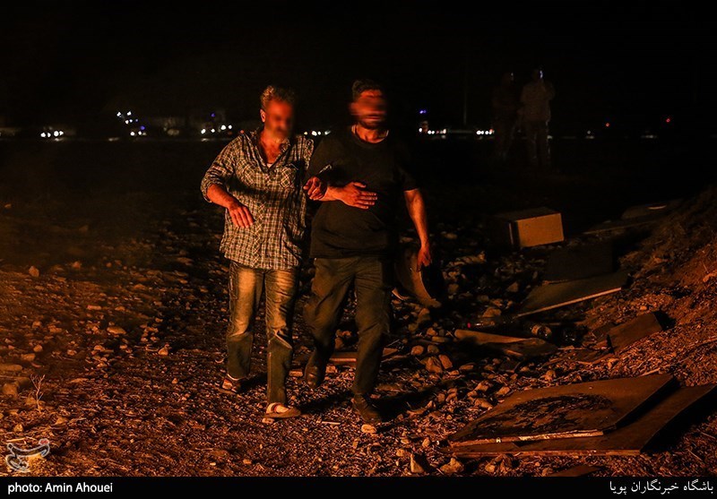 عملیات شبانه پلیس برای برچیدن پاتوق موادفروشها در حاشیه جاده جاجرود
