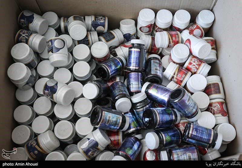 داروهای مکشوفه غیرمجاز از باند قاچاق دارو