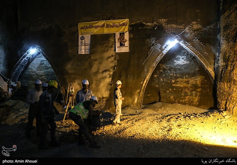 محل پروژه  اتصال جبهه های حفاری شمالی و جنوبی تونل استاد معین