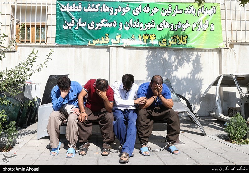 انهدام باند سارقان خودرو