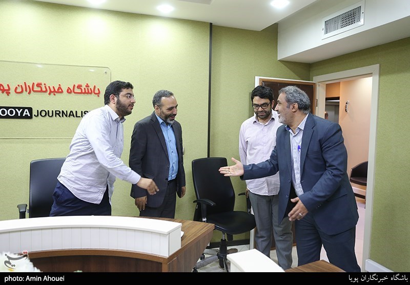 بازدید محمدمهدی رحمتی رئیس بسیج سازمان صدا سیما از خبرگزاری تسنیم