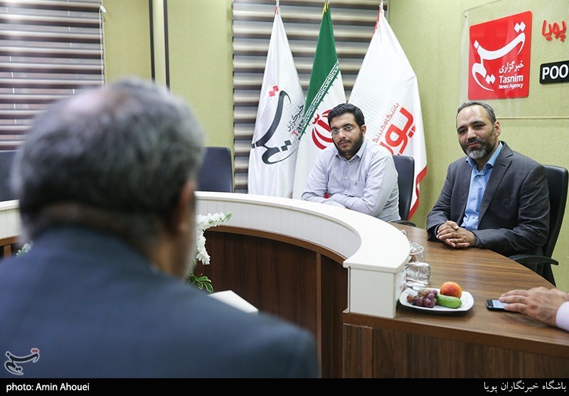 بازدید محمدمهدی رحمتی رئیس بسیج سازمان صدا سیما از خبرگزاری تسنیم