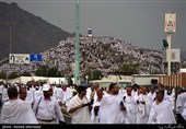 حجاج ایرانی در مراسم دعای عرفه در صحرای عرفات