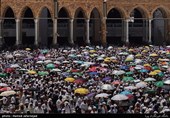 حجاج موسم حج98 در مسجدالحرام شهر مکه مکرمه