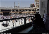 حجاج موسم حج98 در مسجدالحرام شهر مکه مکرمه
