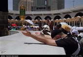 حجاج موسم حج98 در مسجدالحرام شهر مکه مکرمه