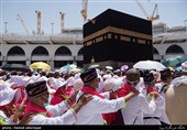 حجاج موسم حج98 در مسجدالحرام شهر مکه مکرمه
