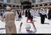 حجاج موسم حج98 در مسجدالحرام شهر مکه مکرمه