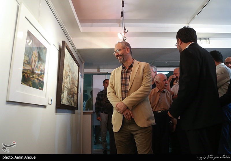 افتتاح نمایشگاه از بلندای الوند