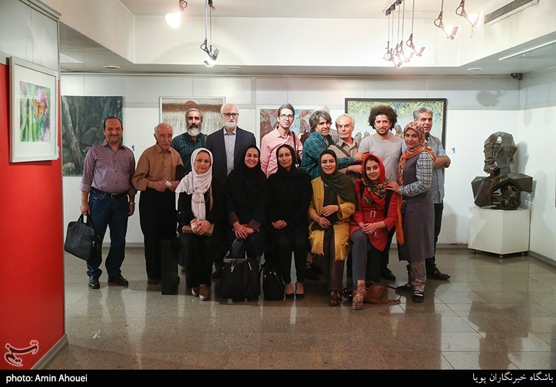 افتتاح نمایشگاه از بلندای الوند