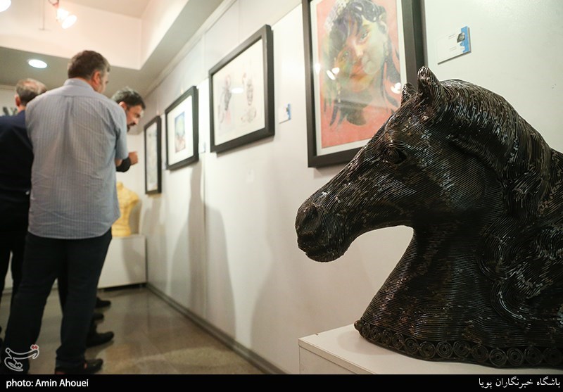 افتتاح نمایشگاه از بلندای الوند