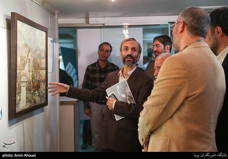 افتتاح نمایشگاه از بلندای الوند