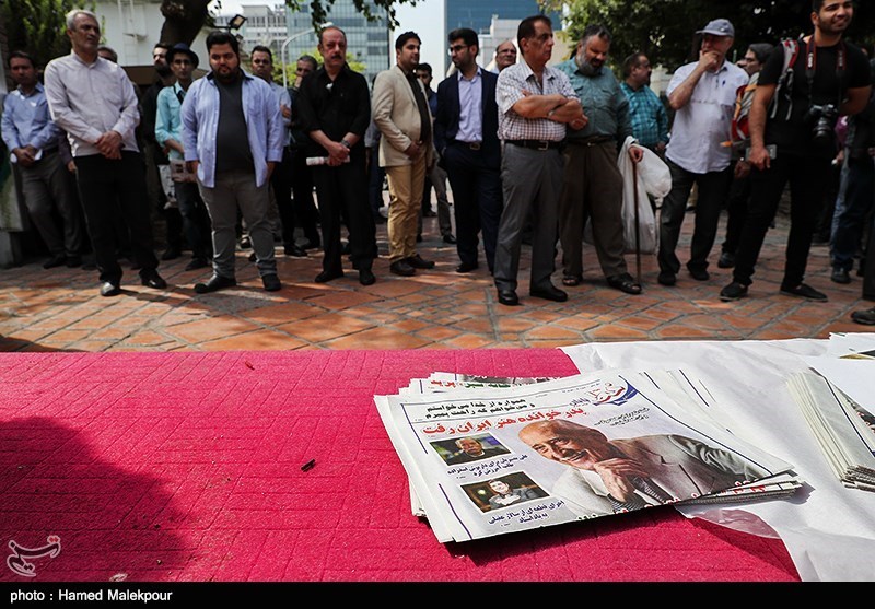 مراسم تشییع پیکر مرحوم داریوش اسدزاده