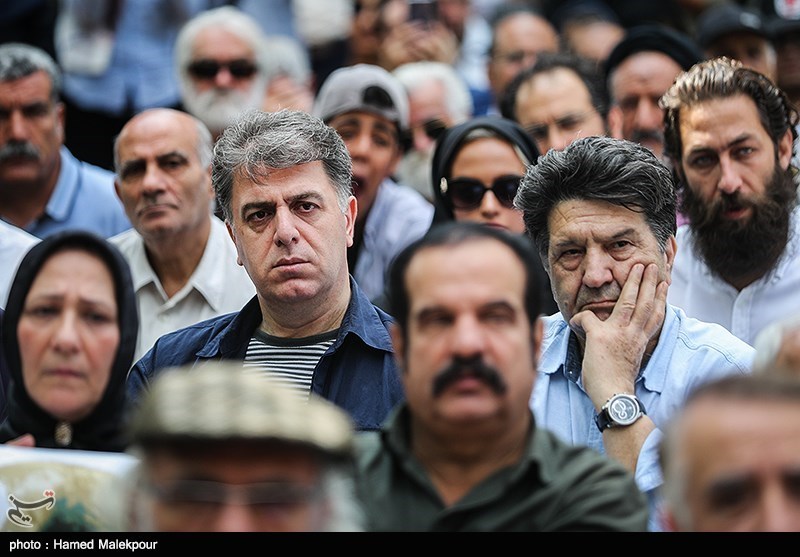 مراسم تشییع پیکر مرحوم داریوش اسدزاده
