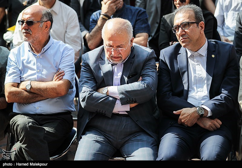 مراسم تشییع پیکر مرحوم داریوش اسدزاده