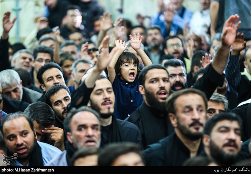 مراسم سیاهپوشان ماه محرم هیئت بیت الاحزان