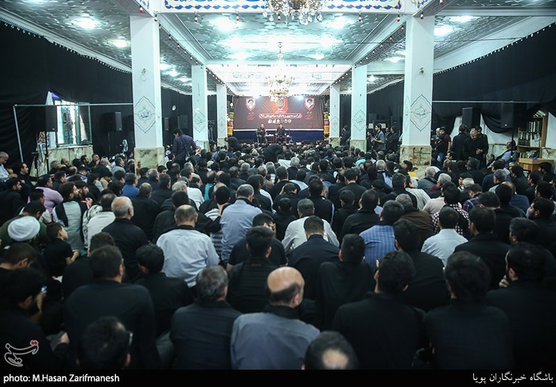 مراسم سیاهپوشان ماه محرم هیئت بیت الاحزان