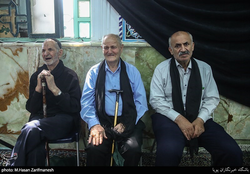 مراسم سیاهپوشان ماه محرم هیئت بیت الاحزان