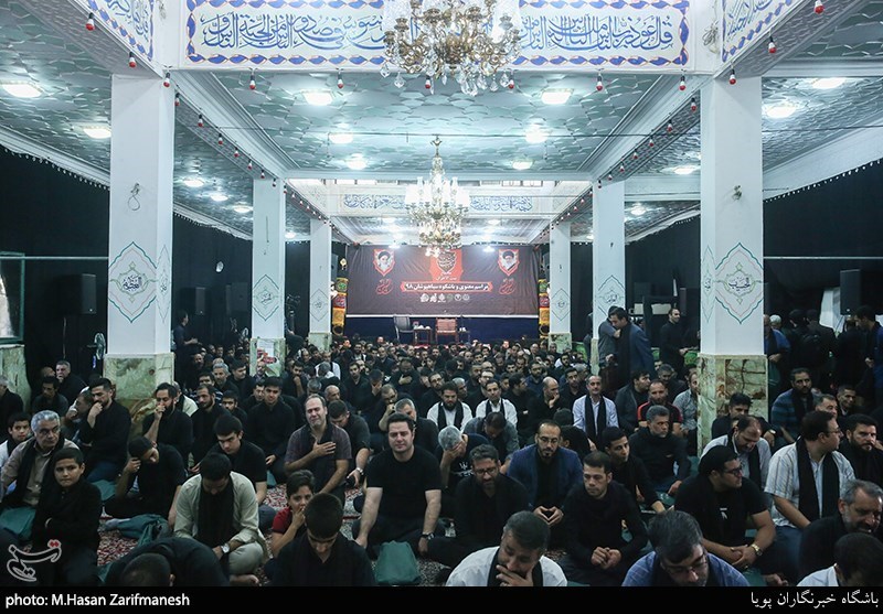 مراسم سیاهپوشان ماه محرم هیئت بیت الاحزان