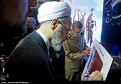 حضور آیت الله اعرافی در مراسم گرامیداشت سه دهه فعالیت هیئت رزمندگان اسلام قم