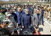 عبدالرضا رحمانی فضلی وزیر کشور در مراسم بازگشایی مرز خسروی برای زوار حسینی
