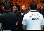بازدید مسعود سلطانی‌فر، وزیر ورزش و جوانان از اردوی تیم ملی کشتی