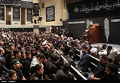 عزاداری شب تاسوعای حسینی در حسینیه امام خمینی (ره)