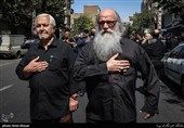 دسته های عزاداری روز تاسوعا در خیابان رودکی