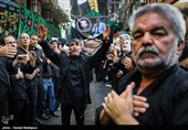 مراسم عزاداری تاسوعای حسینی در بازار تهران