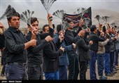 عزاداری عاشورای حسینی در روستای لروم شهرستان هوراند