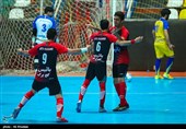 لیگ برتر فوتسال| تساوی پُرگل شاهین و آذرخش و برتری گیتی‌پسند در دیدارهای جنجالی
