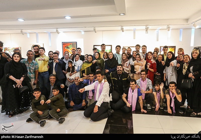 افتتاحیه نمایشگاه نقاشی کودکان اوتیسم