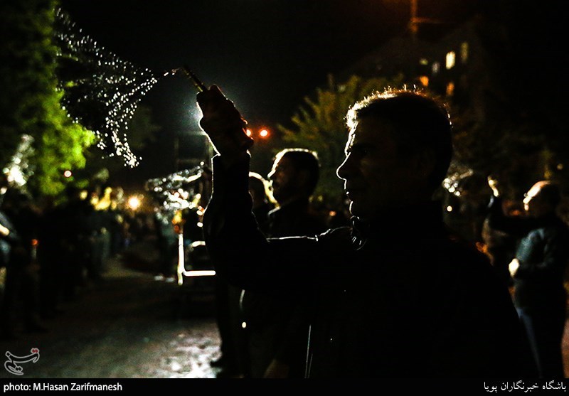 دسته عزاداری هیات چهارده معصوم  به مناسبت هفتم شهادت امام حسین(ع)