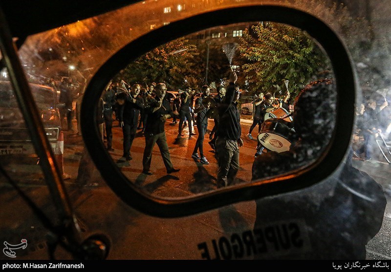 دسته عزاداری هیات چهارده معصوم  به مناسبت هفتم شهادت امام حسین(ع)