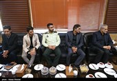 دیدار مجید قلی‌زاده مدیرعامل و جمعی از مدیران خبرگزاری تسنیم با سردار عباسعلی محمدیان فرمانده انتظامی استان البرز
