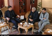 دیدار مجید قلی‌زاده مدیرعامل خبرگزاری تسنیم با عزیزالله شهبازی استاندار البرز