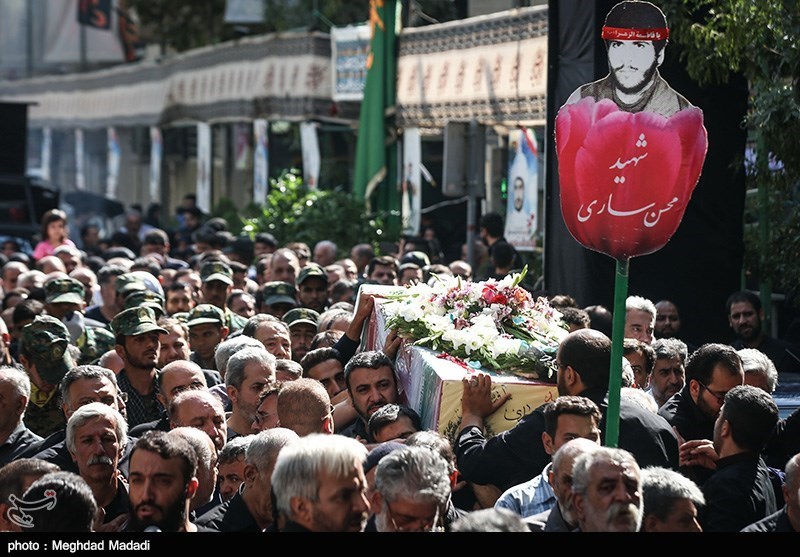 تشییع پیکر شهید محسن ساری